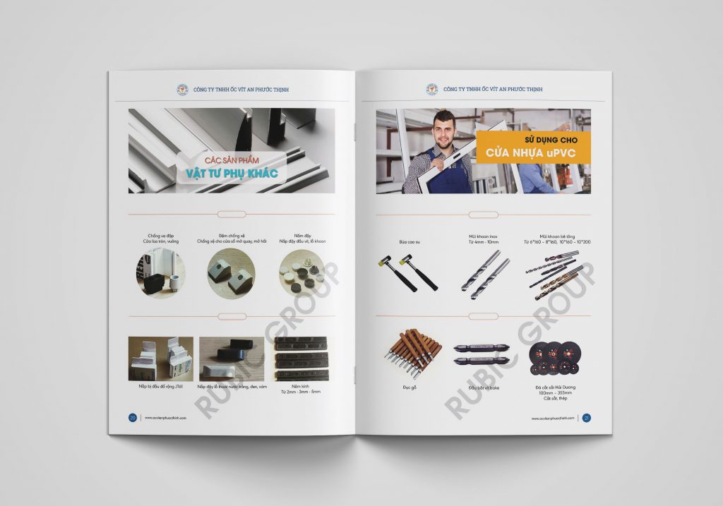 thiết kế catalogue ốc vít 2