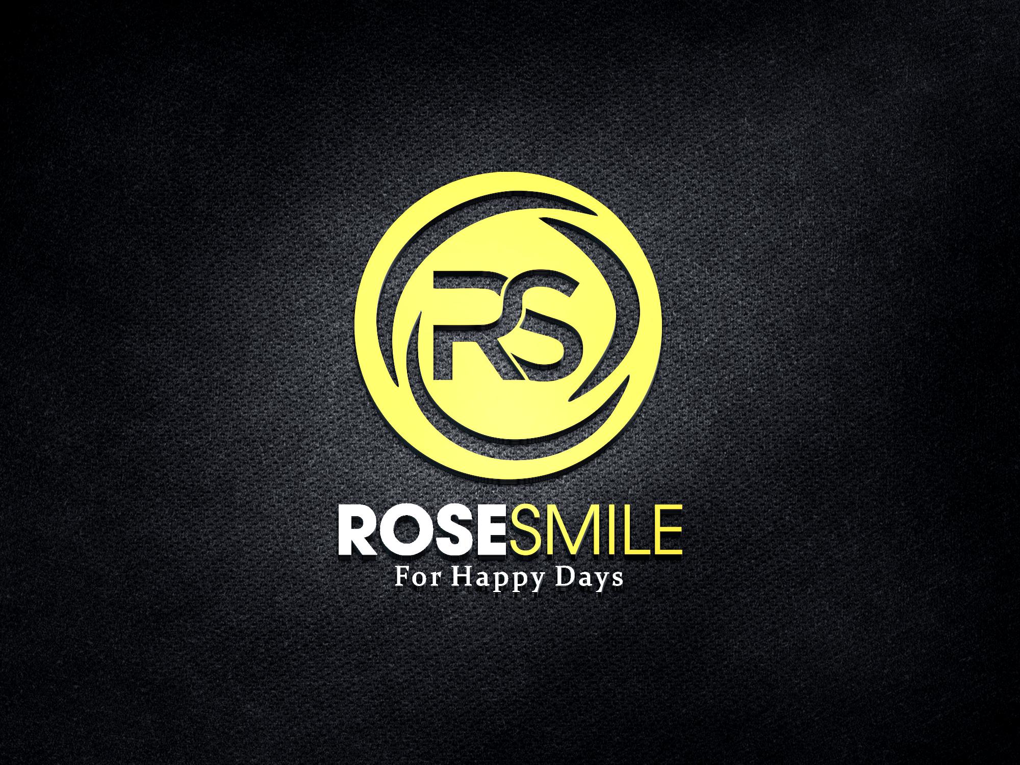 thiết kế logo rose smile 3
