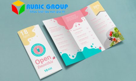 Thiết kế brochure gấp 3 chuyên nghiệp, ấn tượng
